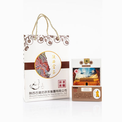 Pure Dark Tea Cake Shaanxi Chinese Kleine Vierkant Futea Brick