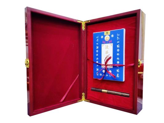 Chinese traditionele Shaanxi officiële thee cadeau set handgemaakte geperste gewichtsverlies thee voor lever en nieren leeftijd 5-10 jaar