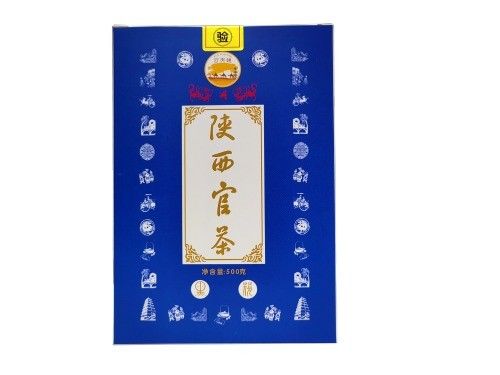 Warme Shaanxi officiële thee thee met zachte gouden bloem geur en brouwen om te drinken instructies