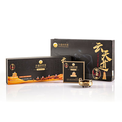 Gepersonaliseerde donkere thee mellow Chinese traditionele gecomprimeerde Jingyang Futea 5 tot 10 jaar 0.144kg