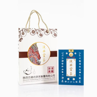 Export FuTea Dark Tea Natural Superfine Compressed Tea Carton Package met een lange houdbaarheid en een goede smaak