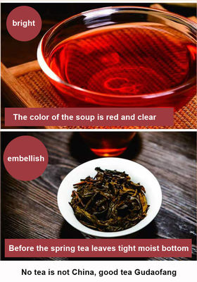 Specialty Health Drink Donkere thee Shaanxi biologische gefermenteerde zwarte baksteen thee 500 gram Halal Certified Boxed Leaf Pressed Tea