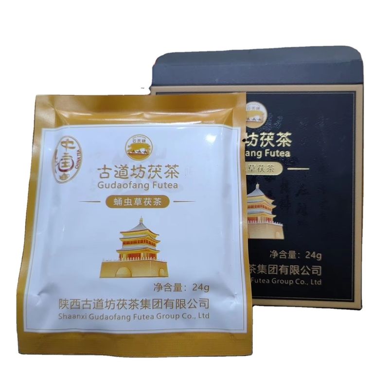 144 g Chinese thee thee Cordyceps thee handgemaakte donkere thee voor cadeautjes aan vrienden en familie