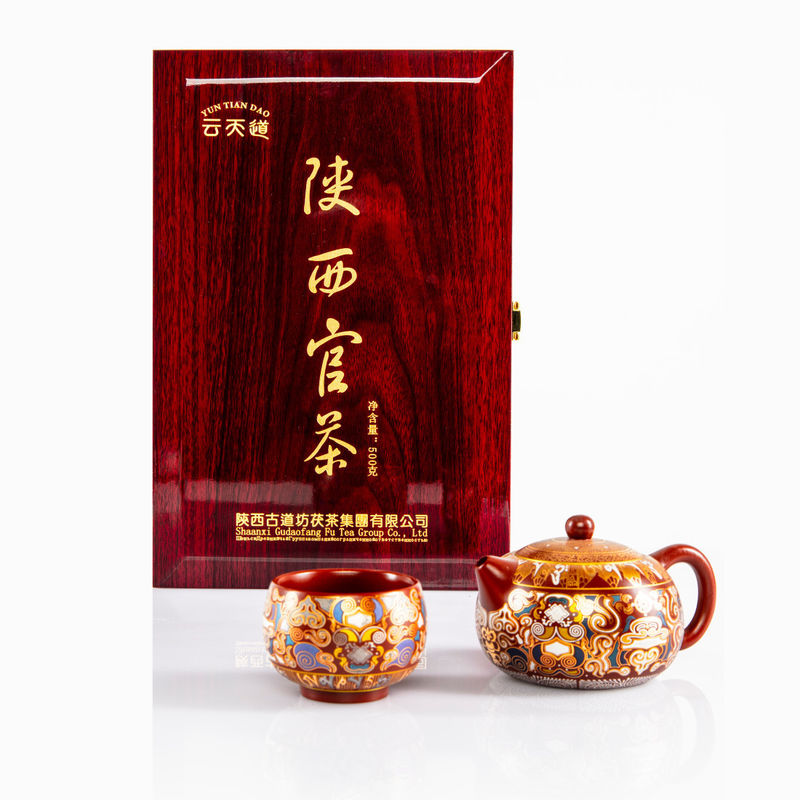 Bergingsoort raadpleeg handelsmanager 500g Handgemaakte pers kunst baksteen thee FuTea voor thee cadeau