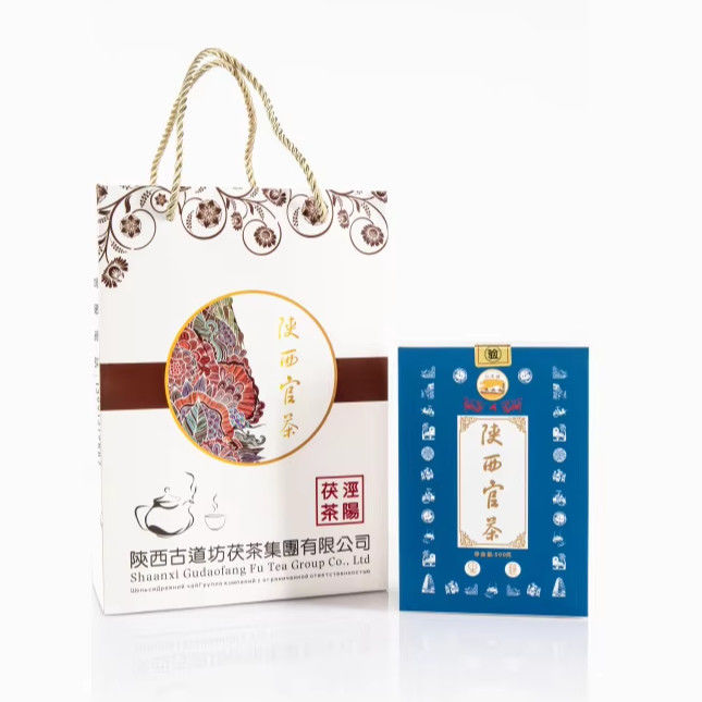 Shaanxi officiële thee biologische oude theeboom donkere thee baksteen opslag type pls raadpleeg handel manager leeftijd 5-10 jaar