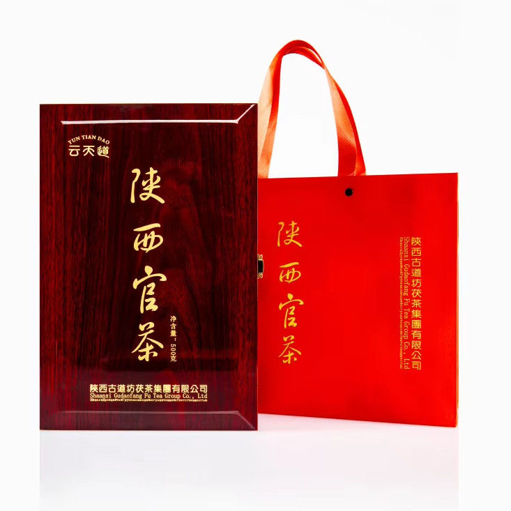Chinese officiële thee als cadeau 500g Gewichtsverlies en vetvermindering Thee Gezonde zwarte thee cadeau doos Langdurige houdbaarheid