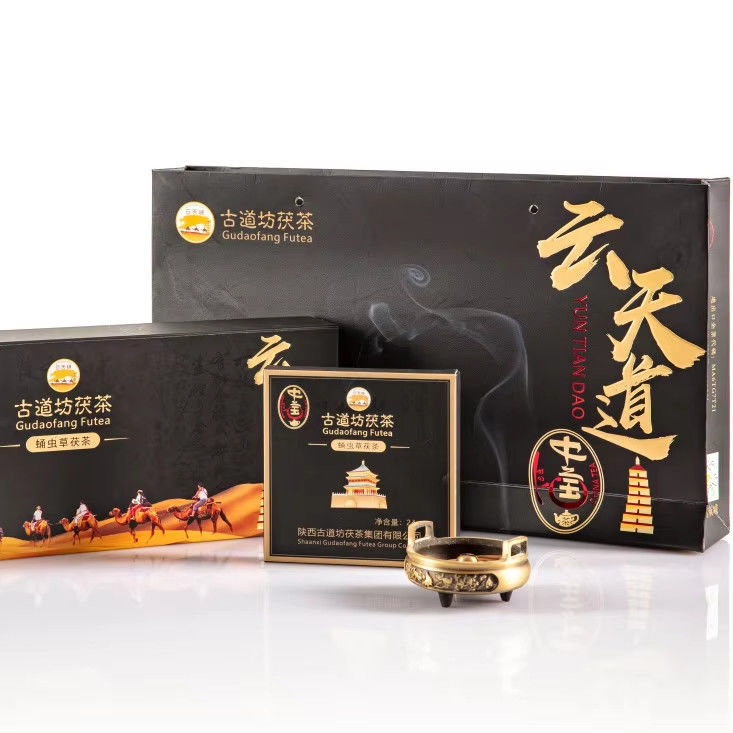 Stijl Gefermenteerde thee Cordyceps Pupa Fu thee Geruchte thee voor gemakkelijk en snel drinken Kruiden thee cadeaubon 1e graad